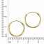 Ohrringe Gold 585 mit einem Durchmesser von 15mm - 4
