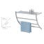 Exclusiv Wandregal Mod. Pescara, mit Handtuchhalter - 4