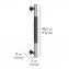 Edelstahl Wandhaltegriff Mod. Secura 40,5 cm, Bad-Sicherheitsgriff, belastbar bis 120 kg - 4