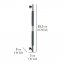 Edelstahl Wandhaltegriff Mod. Secura 65,5 cm, Bad-Sicherheitsgriff, belastbar bis 120 kg - 4
