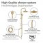 Duschsystem Mod. Young Line Gold, Handbrause mit 3 Funktionen - 4