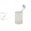 Bad-Accessoire Set Mod. Ortezzano Grau, 3-teilig, aus hochwertigem Polyresin - 4