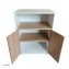 Küchenschrank Blanca Weiß mit Türen in Artisaneiche - 4