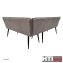 Eckbank 195 x 154 cm Mesilla Braun kurzer Schenkel rechts - 4