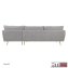 Ecksofa Antonius Webstoff Grau rechts - 4