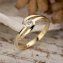 Ring 333/- Gelbgold glanz synth. Zirkonia - 4