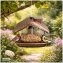 Vogelfutterhaus Nessa Metallic Gold - 4