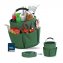Universal Garten Caddy 16 l, Grün, mit 6 Außentaschen für Gartenwerkzeug - 4