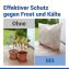 Pflanzenschutz-Vlies 180 x 120 cm, Beige, 2er Set, reißfestes Wintervlies für Pflanzen - 4