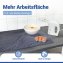 Abdeckmatte Mod. Schiefer, mehrfarbig, PVC, 60x52 cm, hitzebeständig und rutschfest - 4