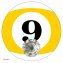 Wandhaken 4er-Set Billard - 4