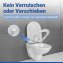 WC Sitz Mod. Palma Weiß, Toilettendeckel mit Absenkautomatik in D-Form - 4