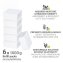 Raumentfeuchter Mod. Cube Nachfüller 1000 g, 6er Set, Luftentfeuchter Nachfüllpack - 4