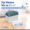 Luftentfeuchter 1 kg Grau, inkl. 1 Nachfüller, für Räume bis 80 m³ - 4
