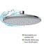 Regenduschkopf Ø 22,5 cm, Universal-Kopfbrause - 4