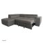 Couch Sandy mit Ottomane links Grau - 4