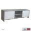 TV-Schrank Thekla Beton/Weiß - 4