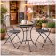 Gartenstuhl 2er-Set Ivo Metall Blau - 4