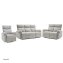 Sofagarnitur mit Relaxfunktion Koba Grau - 4