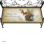 Gartenbank Celia Schmetterling Metallbank schwarz mit Motiv Sitzfläche 109 cm - 4