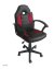 Schreibtischstuhl Junior höhenverstellbar ergonomischer Drehstuhl Schwarz-Rot - 4