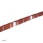 Beeteinfassung 460 cm Ziegelstein mit Beleuchtung - 4