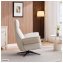 Relaxsessel Edith mit Liegefunktion Kunstleder Creme - 4
