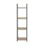 Schmales Standregal mit 4 Ablagen aus Stahl und MDF - 4
