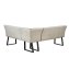 Eckbankgruppe Keno 4-teilig Beige - 4