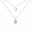 Collier 925 Silber rhodiniert Zirkonia - 4