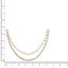 Collier Edelstahl/PVD gelb Perlen - 4