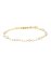 Armband 925/- Sterling Silber vergoldet  8 Perlen 19cm lang - 4