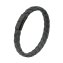 Armband Lederarmband geflochten anthrazit 21cm - 4