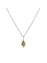 Anhänger mit Kette 925/- Sterling Silber glanz rhodiniert Peridot grün - 4