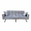 Sofa mit Schlaffunktion Brigga Grau - 4