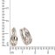 Schmuck-Set Silber 925 zweifarbig mit Zirkonia weiß - 4