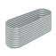 Hochbeet Stahl Oval M 240 x 80 x 80 Silber - 4