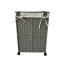 Wäschesammler 40 Liter Briena Grau - 4