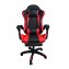 Schreibtischstuhl Krit Relax Schwarz-Rot - 4