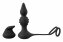 vibrierender Analplug RC Butt Plug with Cock & Ball Rings - 4