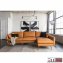 Ecksofa Antonius Kunstleder Braun rechts - 4