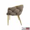Stuhl Alsen Gold Braun - 4