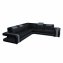 Ecksofa Cerik Schwarz - 4