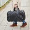 Echtleder-Reisetasche mit seitlicher Öffnung - 4