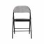 Klappstuhl Wedigo Velvet Grau 4er-Set - 4