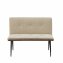 2-Sitzer Bank Antikbraun/Taupe Joschka - 4