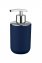 Bad-Accessoire-Set Mod. Brasil Dunkelblau 4-teilig, bruchsicher - 4