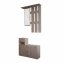 Garderobenpaneel mit Schuhschrank Thekla Sonoma - 4