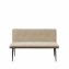 Bank 3-Sitzer Antikbraun/Taupe Joschka - 4