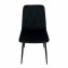 Stuhl Mesa Eco 4er-Set Velvet Schwarz - 4